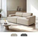 Stoffen 2-zits bank in modern design 202x100x76 cm Acamar Aanbieding