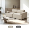 Stoffen 2-zits bank in modern design 202x100x76 cm Acamar Aanbieding