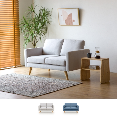 Moderne stoffen 2-zits bank in Scandinavische stijl Marek Aanbieding