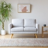 Moderne stoffen 2-zits bank in Scandinavische stijl Marek Voorraad