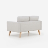 Moderne stoffen 2-zits bank in Scandinavische stijl Marek Kortingen