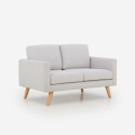 Moderne stoffen 2-zits bank in Scandinavische stijl Marek Aanbod