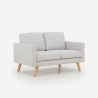 Moderne stoffen 2-zits bank in Scandinavische stijl Marek Aanbod