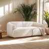 2-zits modulaire bank in beige stof Yuna-2 Aanbieding