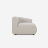 2-zits modulaire bank in beige stof Yuna-2 Kortingen