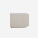 2-zits modulaire bank in beige stof Yuna-2 Model