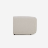 2-zits modulaire bank in beige stof Yuna-2 Model
