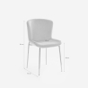 Stoffen design stoel met gouden poten Virin 