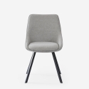 Modern design draaibare stoel van stof Navya Voorraad
