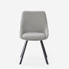 Modern design draaibare stoel van stof Navya Voorraad