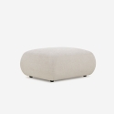 Modern design 4-zits modulaire bank met poef Yuna-4P Korting