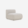 Modern design 4-zits modulaire bank met poef Yuna-4P Keuze
