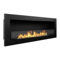 Inbouw bio-ethanol haard wandhaard biohaard 120x40 Livorno 120 zwart Verkoop