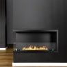 Inbouw hoek bio-ethanol haard 90x45 Sutri 90 