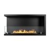 Inbouw hoek bio-ethanol haard 90x45 Sutri 90 Afmetingen
