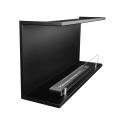 Ingebouwde bio-ethanolhaard met 3 open zijden 90x45 Trevi 90 Korting