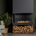 Ingebouwde bio-ethanolhaard met 3 open zijden 90x45 Trevi 90 Aanbieding