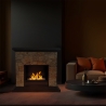 Bio-ethanol vloerhaard met steenlook L105xP38xH100 Belluno Karakteristieken