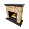 Bio-ethanol vloerhaard met steenlook L105xP38xH100 Belluno Verkoop