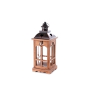 Set van 2 decoratieve shabby chic houten lantaarns Palu Aanbod