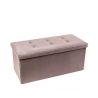 Rechthoekige fluwelen poef 76x34 cm Pier Verkoop