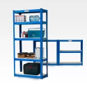 Metalen kast met stalen planken 150x70x30 cm 950 kg Element Aanbieding