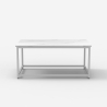 Moderne marmereffect salontafel 100x60x45 cm Corniola Keuze