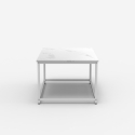 Moderne marmereffect salontafel 100x60x45 cm Corniola Model