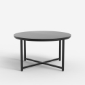 Ronde salontafel 80 cm met marmerlook blad Granato Keuze