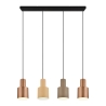 Design hanglamp met 4 multicolor lampen Orkan Verkoop