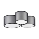 Moderne plafondlamp met 3 ronde lampenkappen Soliv Aanbieding