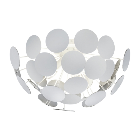 Witte metalen design plafondlamp voor woonkamer en slaapkamer Ardik Aanbieding