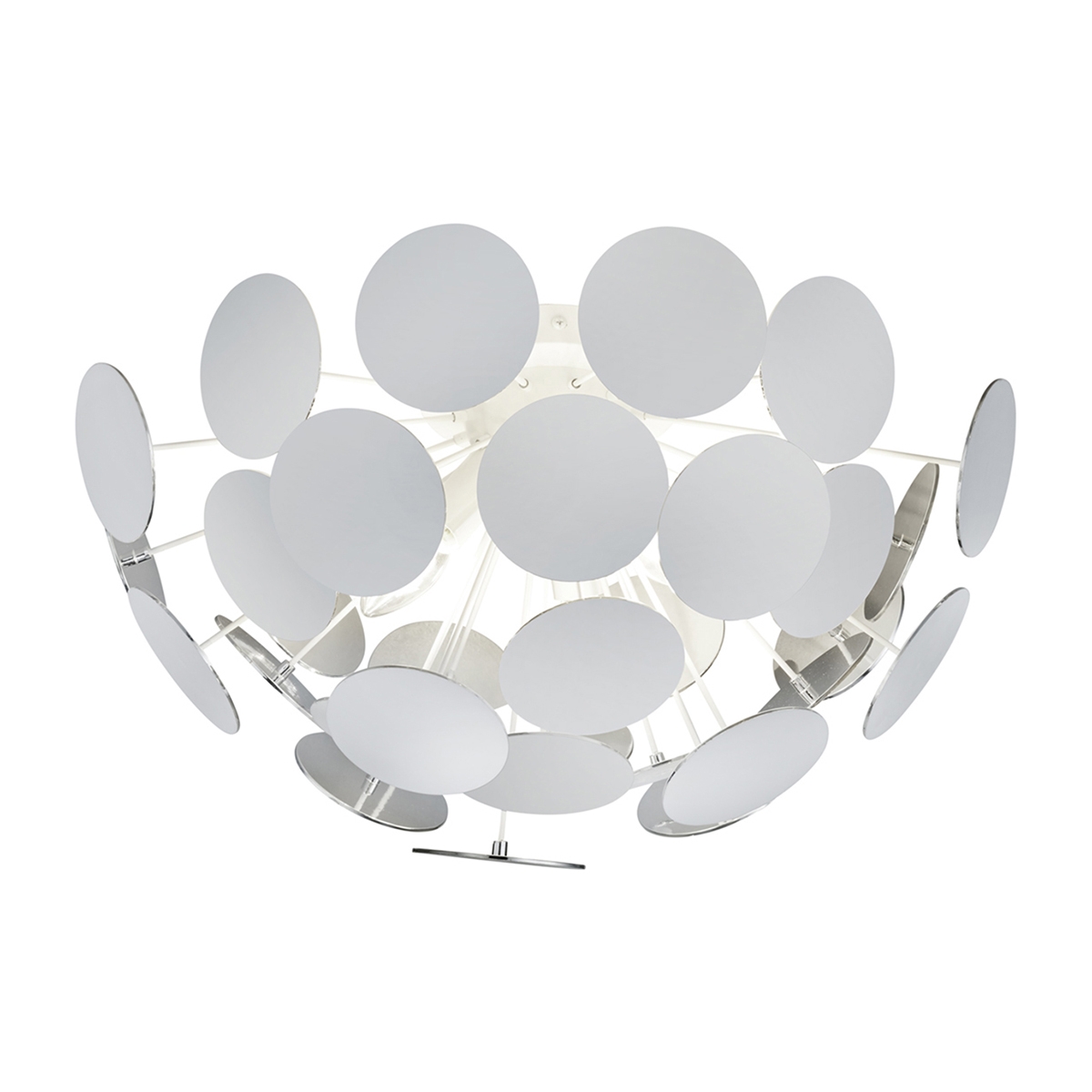 Witte metalen design plafondlamp voor woonkamer en slaapkamer Ardik Aanbieding