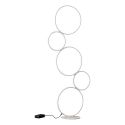 Moderne LED-vloerlamp met 5 ringen en dimbare verlichting Nural Aanbieding