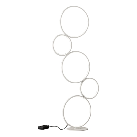 Moderne LED-vloerlamp met 5 ringen en dimbare verlichting Nural Aanbieding
