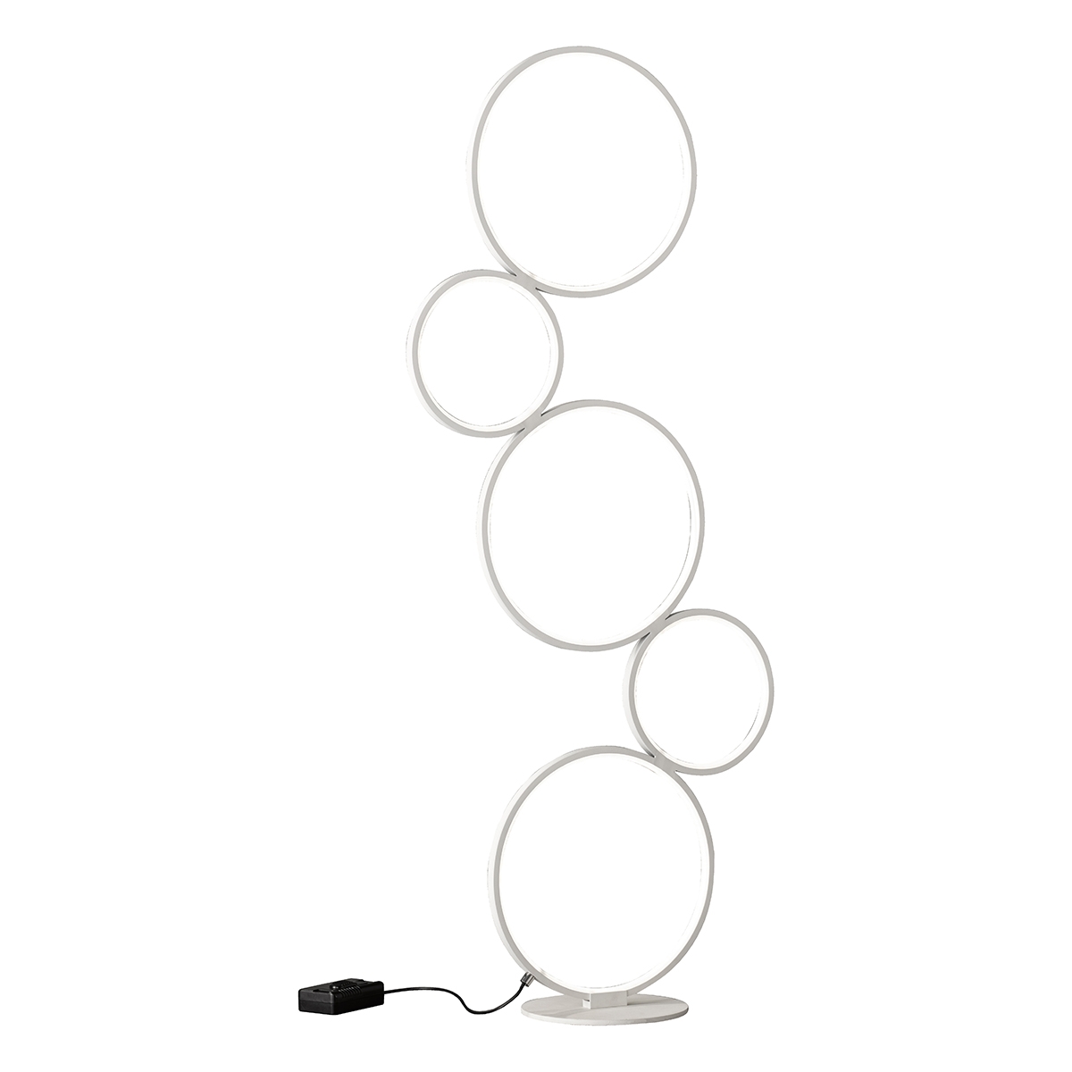 Moderne LED-vloerlamp met 5 ringen en dimbare verlichting Nural Aanbieding
