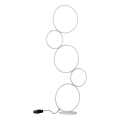 Moderne LED-vloerlamp met 5 ringen en dimbare verlichting Nural Aanbieding