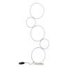 Moderne LED-vloerlamp met 5 ringen en dimbare verlichting Nural Aanbieding