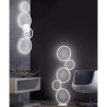 Moderne LED-vloerlamp met 5 ringen en dimbare verlichting Nural Verkoop