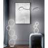 Moderne LED-vloerlamp met 5 ringen en dimbare verlichting Nural Aanbod