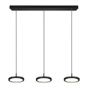 Moderne zwarte LED hanglamp met 3 dimbare lampen Pular Aanbod