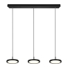 Moderne zwarte LED hanglamp met 3 dimbare lampen Pular Aanbod