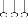 Moderne zwarte LED hanglamp met 3 dimbare lampen Pular Korting