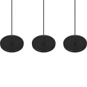 Moderne zwarte LED hanglamp met 3 dimbare lampen Pular Kortingen