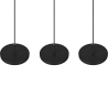 Moderne zwarte LED hanglamp met 3 dimbare lampen Pular Kortingen