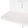 Wandlamp met draadloos opladen USB en stoffen kap Myrik Kortingen