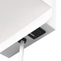 Wandlamp met draadloos opladen USB en stoffen kap Myrik Catalogus