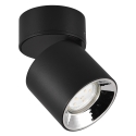 Zwarte LED plafondspot met draaibaar modern design Sirio Keuze