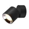 Zwarte LED plafondspot met draaibaar modern design Sirio Korting