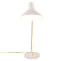 Elegante verstelbare bureaulamp in goudkleurig metaal Jarak Korting